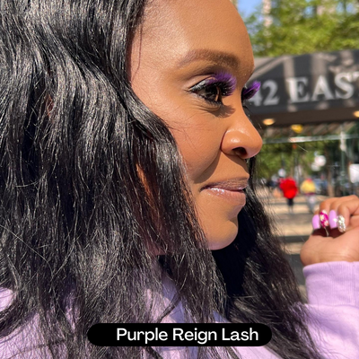@DrRema wears the Purple Reign Lash